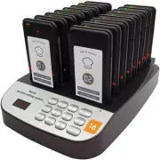 16 Wireless Paging System Lineup Waiting Queue Pagers for Restaurant Buzzer Beep