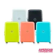 AMERICAN TOURISTER 美國旅行者 24吋SQUASEM可擴充防盜拉鍊PP硬殼行李箱(多色可選)