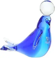 [Glass Of Venice] Murano Glass Seal - Aqua Blue