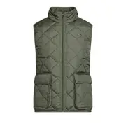 Raging Bull Mens Quilted Patch Pocket Gilet
