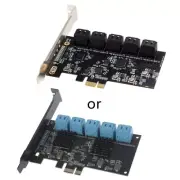 10 Ports PCI SATA Controller Internal Expansion Card PCI-E to SATA Adapter