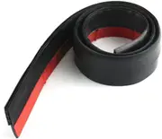 Under Door Sweep Rubber Bottom Seal Strip - 100X5CM Black