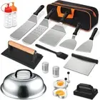 18-Piece Griddle Accessories Kit - Flat Top Grill Set for Blackstone and Camp...