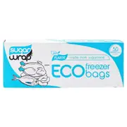 Organic Sugar Wrap Eco Freezer Bag Medium 50 Bags - Fresh, healthy organic delivery | Doorstep Organics