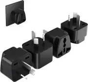 HEYMIX Universal Travel Adapter (4-Pack) UK US EU INDIA to AUS