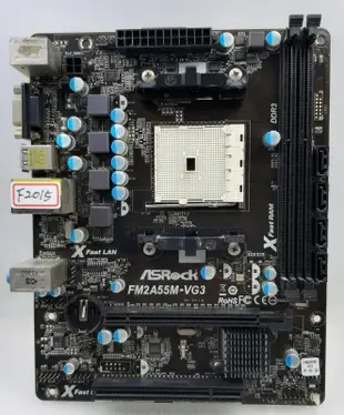 【冠丞3C】華擎 ASROCK FM2A55M-VG3+ FM2腳位 主機板 MB MB-F2015