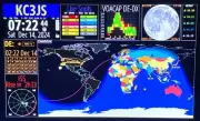 HamClock-Ham Radio World Clock on Raspberry Pi Zero 2W