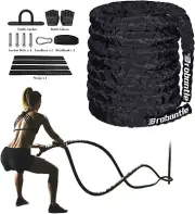 Brobantle Battle Ropes for Exercise Crossfit, 30ft