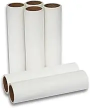 DrDirt Lint Roller Refills (6 Packs 300 Sheets) for Lint Remover, 7.4 Inch Pet Lint Roller Refill for Floor Roller, Cleaning for for Cleaning Carpets, Cars, Cloth, and Pet Hair