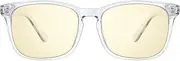 [TIJN] Blue Light Blocking Glasses Computer Gaming Clear Frame Square Nerd Anti Headache Eyestrain for Women and Men