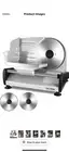 Meat Slicer 200W Electric Deli Food Slicer with 2 Removable 7.5" Stainless Ste