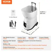 Automatic Portable Tennis Ball Machine For Training Launcher Practice Tool