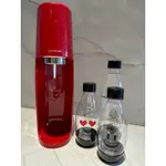 幾近全新附鋼瓶✨SODASTREAM 時尚風自動扣瓶氣泡水機 SPIRIT