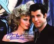 GREASE,JOHN TRAVOLTA,OLIVIA NEWTON JOHN 8 x10" Autographed Hand Signed Photo