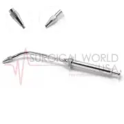 Amalgam Carrier Syringe 45° Pistolen Gun Composite Filling Dental Restorative