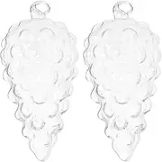 Parliky 2Pcs Grape Vases for Hydroponic Plants Glass Planter Bottle with Stand for Home Office Garden and Wedding Decor for Indoor Gardening