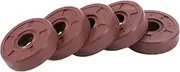 X AUTOHAUX Universal Oil Seal TC Double Lip W Steel Spring Seal Ring Rotary Shaft Seal 8x26x7mm High Pressure Fluorine Rubber Brown 5 Pcs