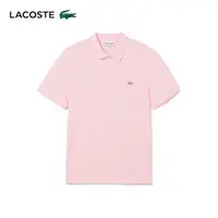 在飛比找momo購物網優惠-【LACOSTE】男裝-經典巴黎商務短袖Polo衫(粉紅色)