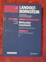 Landolt Börnstein : Group II, Volume-20 : Molecular Constants , New