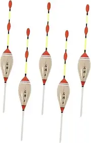 ARTSEWPLY 5Pcs Fishing Floats for Water Fishing Portable for Stream Use Durable Construction for Excellent Buoyancy Fishing Equipment for Anglers