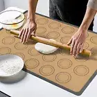 30Cavities Silicone Baking Mat/Bread/Macaron/Biscuit Non-stick Oven Mat Tray Pad