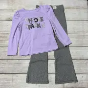 Girls “Choose To Sparkle” Outfit Size 6. NWT! Long Sleeve Shirt And Flare Pants