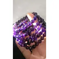 在飛比找蝦皮購物優惠-紫水晶 烏拉圭 鑽切面 8M 紫晶鑽面手珠鍊