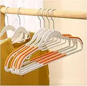 Clothes Hangers 10pcs Multifunctional Wet and Dry Household Hanger Suitable for Hanging Clothes Bedroom Wardrobe Anti-Slip Hanger Coat Hangers