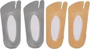 [BESPORTBLE] Invisible Split Toe Socks 2 Pairs Breathable Floor Socks Touch Feeling for Women