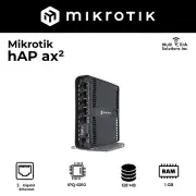 Mikrotik hAP Ax2 C52iG-5HaxD2HaxD-TC International Ver WiFi6 Home Access Point