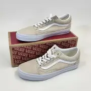 Vans Old Skool Summer Linen Rainy Day Mens 10.5 Natural Sneakers Shoes New Box