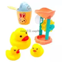 在飛比找蝦皮購物優惠-洗澡玩具 小鴨子 幼兒玩具 黃色小鴨