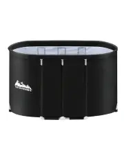 [Weisshorn] Portable Ice Bath Tub 120x70X70Cm in Black