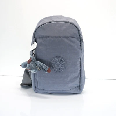 Kipling Klynn Sling Backpack Shoulder Bag KI1688 Polyamide Perri Blue $109 NWT