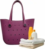 Open Tote Bag - Large Beach Tote | Waterproof Sandproof Outdoor Tote Bag Portable Travel Bags, for Beach Sports