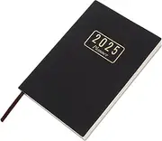 TOGEVAL Convenient Academic Planner Notebook Monthly Planner 2025 Portable Organizer for Students Office Accessory