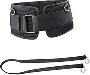 Oshhni Dipping Belt with Double D Rings Heavy Duty Multifunctional Weightlifting Back Support Strap Pull up Strap for Powerlifting