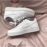 在飛比找Yahoo!奇摩拍賣優惠-Nike Air Force 1 GS 女鞋 白色 休閒鞋 