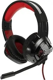 Stereo Noise Cancelling Wired Headset for Gaming Compatible with Ergonomic Mic Comfortable Over Ear Headphones for Gamers and Music Lovers