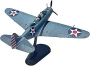 Replica Pre-Build Aircraf 1/72 for Classic Metal SBD Dreadnought Bomber TBD Ravager Torpedo Attack Aircraft Alloy Static Model Replica Military Aircraft Collector Display Gift Collection Gift Display