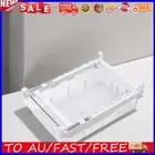 Fridge Egg Drawer with Handle Transparent Fridge Container for Food Drinks