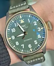 IWC BIG PILOT’S WATCH 43MM SPITFIRE BRONZE GREEN DIAL- IW329702
