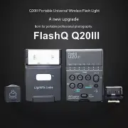 LightPix Labs FLashQ Q20III GN20 Wireless LED Camera Flash Light Trigger System