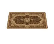 Anymob Mouse Pad Brown 290X250X2MM Persian Rug Mouse Full Desk Pad Mat Gaming Rubber Protector