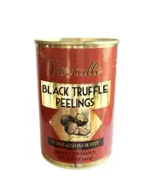 2 Cans Black Truffle Peelings by Vertullo Imported from France 7oz each