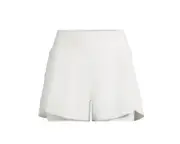 Avia Womens Plus Compression Waist Run Shorts Multisize White NWT