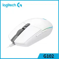 在飛比找博客來優惠-羅技 G102 炫彩遊戲滑鼠白色