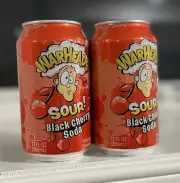 Warheads Sour Soda Two Black Cherry ￼