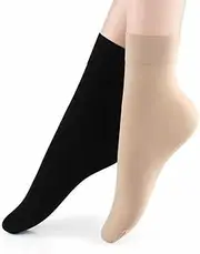 [Generic] 50 Pcs/Box Premium Reuse Disposable Socks One Time Use Ankle Hygienic Sox Shoes Try Box (1 Box Beigh)