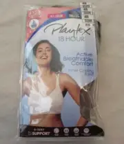 PLAYTEX 18 Hour bra 4159 40B excaliber wireless active breathable comfort NEW